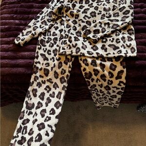 Leopard Print Pajamas